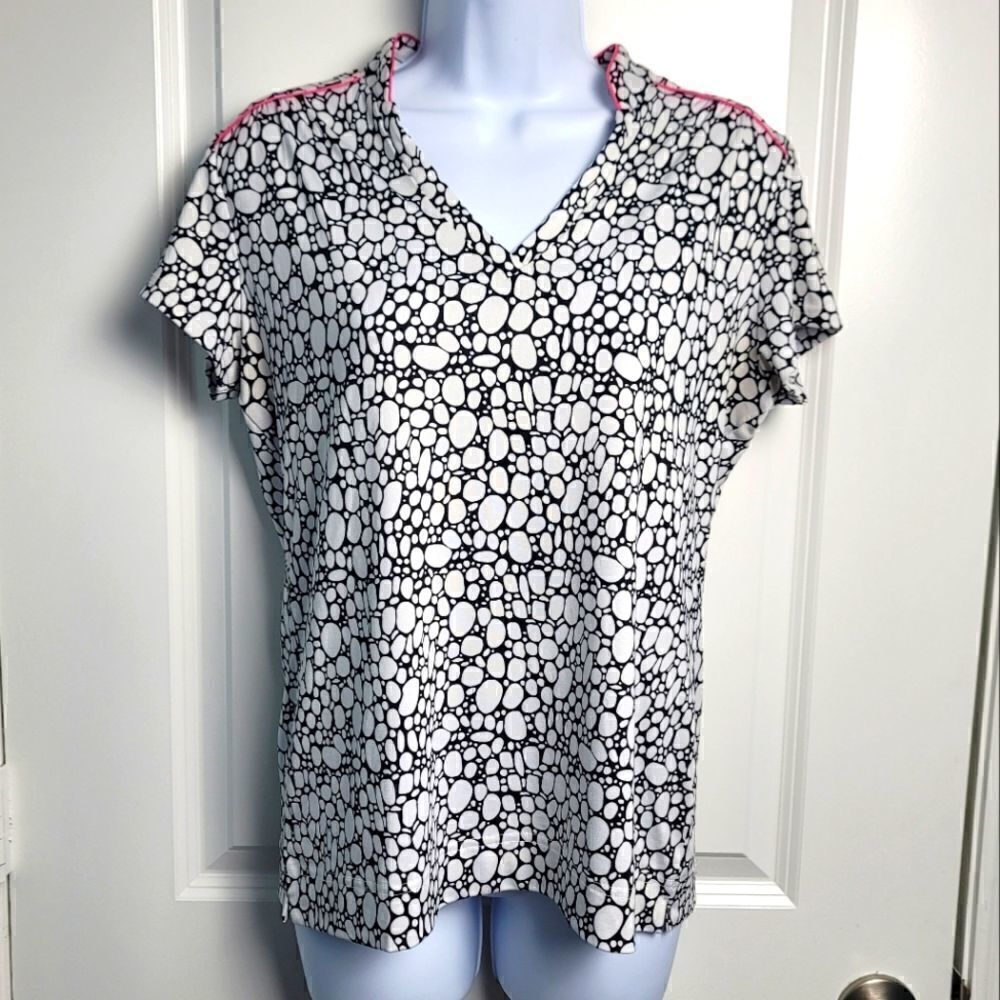 SPORT HALEY Pepple Print Athletic Top